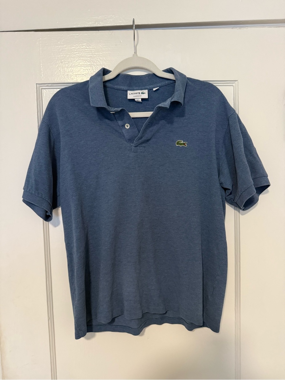 Lacoste Men's Classic Fit Blue Heathered Polo